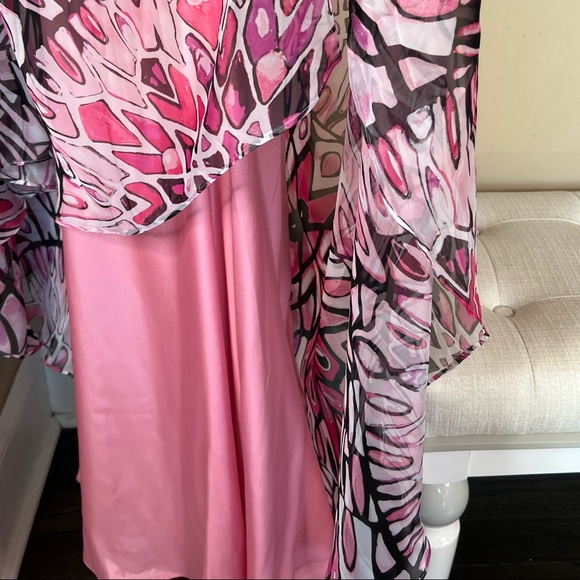 White House Black Market Fuchsia Halter Maxi Dress - Picture 9 of 16